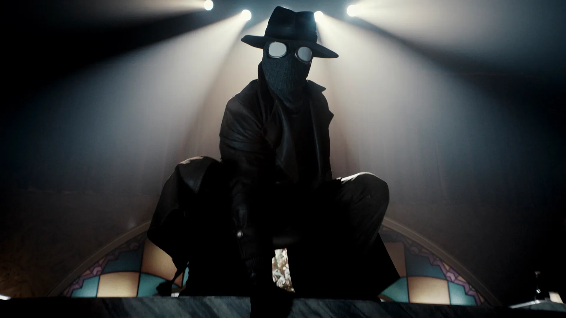 “The Spider” (Nicolas Cage) in a scene from Prime Video’s Spider-Noir (Courtesy of Prime Video)