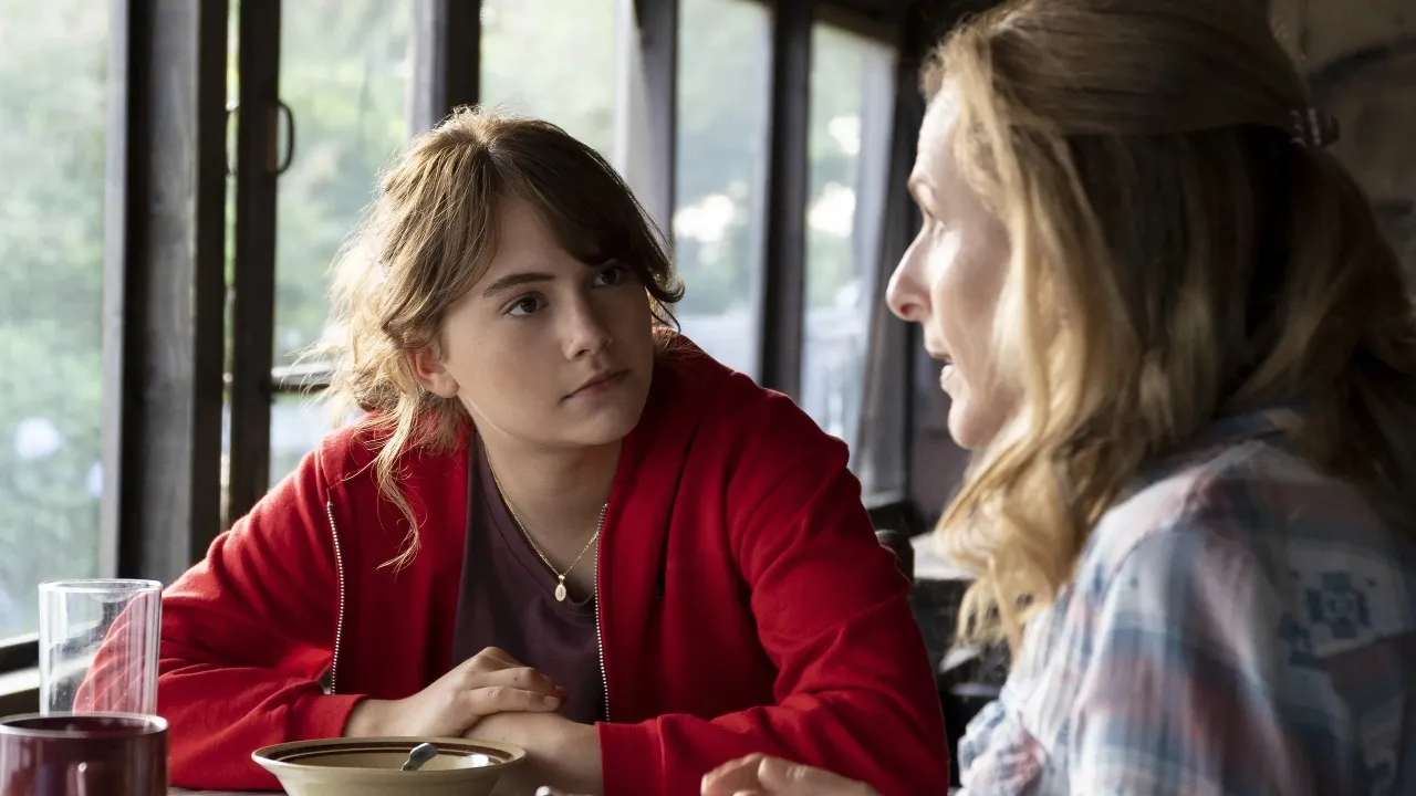 Emilia Jones and Marlee Matlin in “CODA,” now streaming on Apple TV.