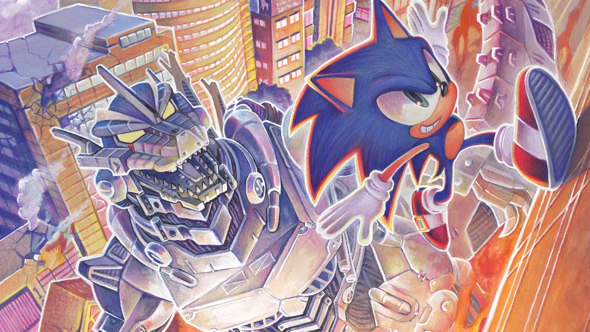 El escritor de Sonic the Hedgehog x Godzilla habla sobre cruces imposibles de escalamiento de potencia