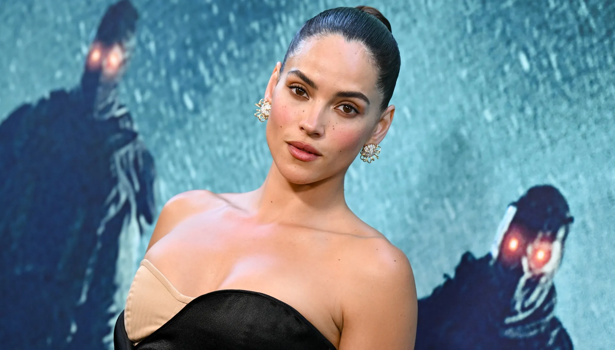Adria Arjona at the Onslaught premiere