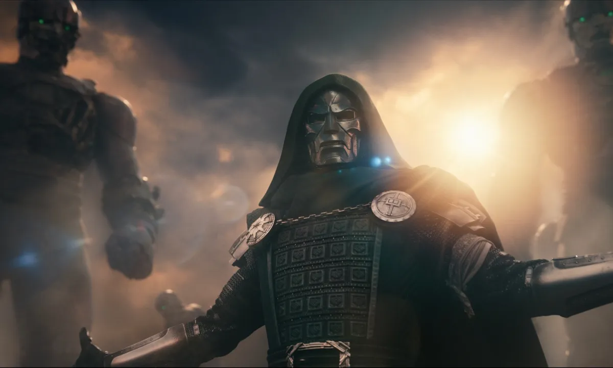 Robert Downey Jr. as Victor von Doom / Doctor Doom in Avengers: Doomsday. Photo courtesy of Marvel. © 2026 Marvel. All Rights Reserved. Screenshot