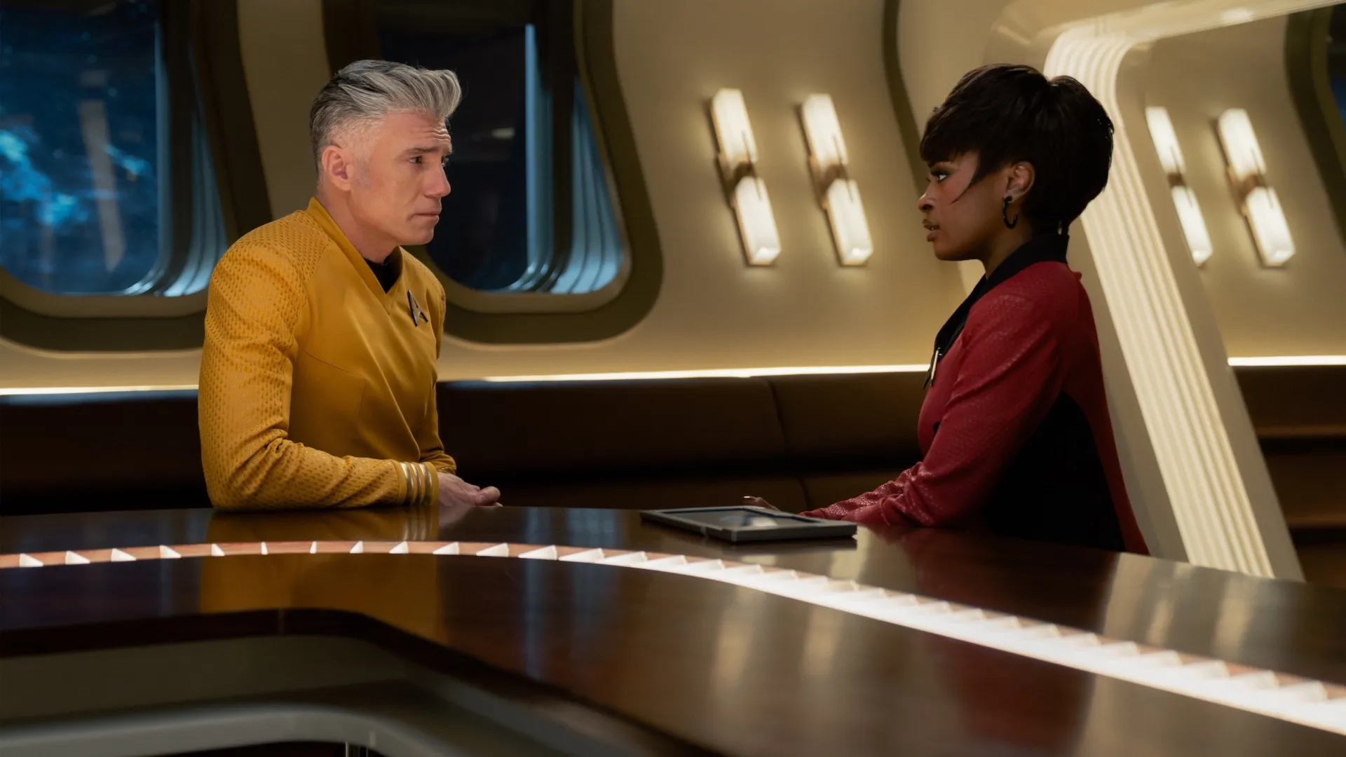 Star Trek: Strange New Worlds S4 finale: Anson Mount and Celia Rose Gooding