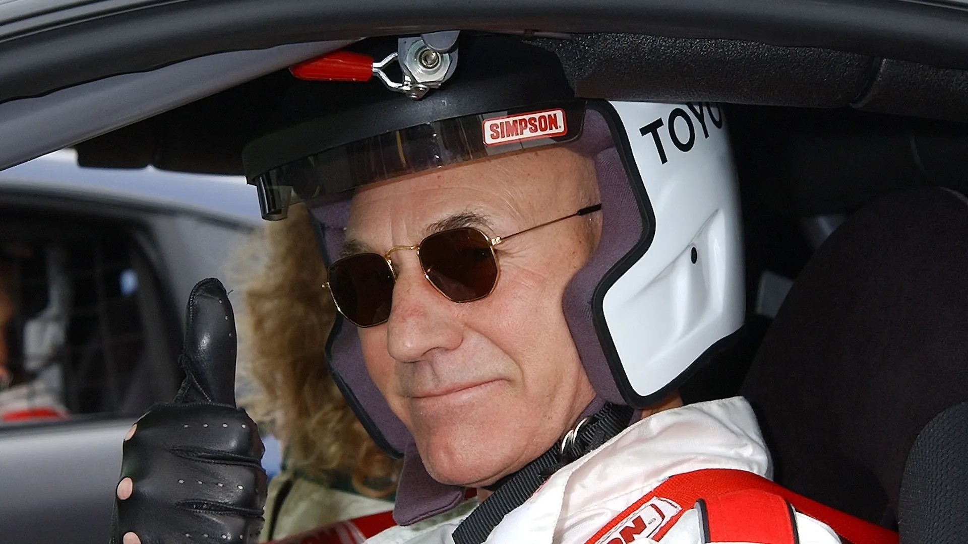 Patrick Stewart during 26th Annual Toyota Pro/Celebrity Race - Press Day at Streets of Long Beach in Long Beach, California, United States. (Photo by Gregg DeGuire/WireImage)